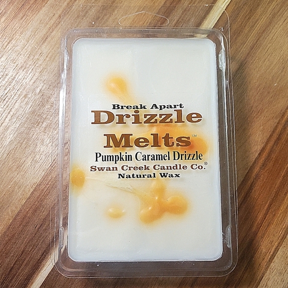 PUMPKIN CARAMEL DRIZZLE by SWAN CREEK CANDLE CO Drizzle Melts Natural Wax 5.25oz - Picture 6 of 6